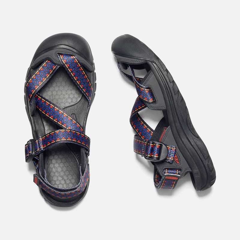 Keen Zerraport II Trekkingsandalen Damen DE-92513 Flower Of Life Ii - Keen Damenschuhe Schwarz